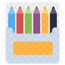 Lapices de colores  Icono