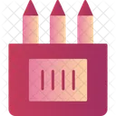 Lápices de colores  Icono