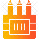 Lápices de colores  Icono