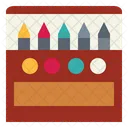 Lapices de colores  Icono