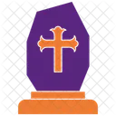 Lapida Lapida Sepulcral Cementerio Icono