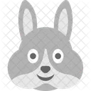 Lapin Emoji Visage Icône