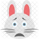 Lapin Emoji Visage Icône