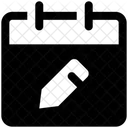 Calendario Lapiz Editar Icon