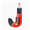 Icono Plano Facil De Usar De Lapiz Escolar Icono