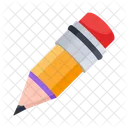 Icono Plano Facil De Usar De Lapiz Escolar Icono
