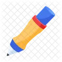 Icono Plano Facil De Usar De Lapiz Escolar Icono
