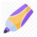 Icono Plano Facil De Usar De Lapiz Escolar Icono