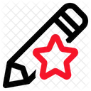 Lapiz Estrella Autentico Icono