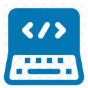Laptop Code Programming Icon