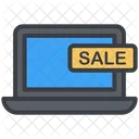 Laptop Sale Shopping Icon
