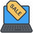 Shopping Ecommerce Laptop Icon