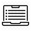 Laptop Ui Checklist Icon