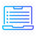 Laptop Ui Checklist Icon