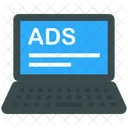 Business Laptop Ads Icon