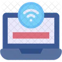 Laptop Internet Wifi Connection Icon