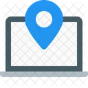 Laptop Navigation Location Icon