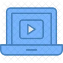 Laptop Video Play Icon