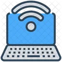 Netzwerk Vernetzung Laptop Symbol