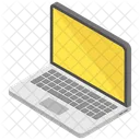 Laptop Desktop Computer Minicomputer Icon
