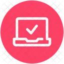 Device Laptop Checkmark Icon