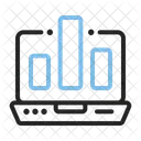 Laptop Computer Chart Icon