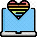 Laptop Lgbt Homosexual Icon