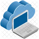Laptop Computer Cloud Icon