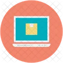 Laptop Delivery Package Icon