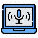 Laptop Computer Microphone Icon