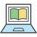 Laptop Ebook Education Icon