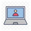 Laptop Screen Technology Icon