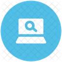 Laptop Magnifier Find Icon