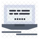 Laptop Web Design Icon
