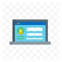 Laptop Mobile Online Icon