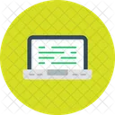 Laptop Conference Work From Home Icon