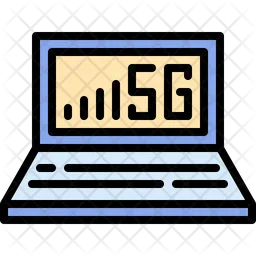 Laptop 5g  Icon