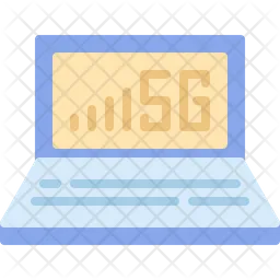 Laptop 5g  Icon