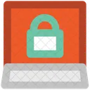 Laptop Lock Sign Icon