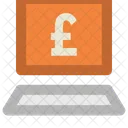 Laptop Pound Sign Icon