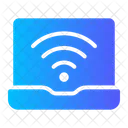 Laptop Internet Of Things Wifi Connection Icon