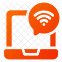 Laptop Network Technology Icon