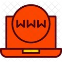 Laptop Web Search Web Icon