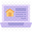 Laptop Smart Home Furniture Icon