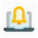 Notification Bell Laptop Icon
