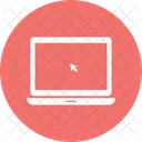 Laptop Computer Click Icon