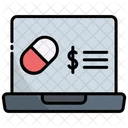 Laptop Medicine Health Icon