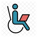 Laptop Working Person Icon