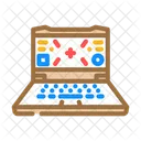 Laptop Gaming Game Icon