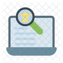 Laptop Search Language Icon